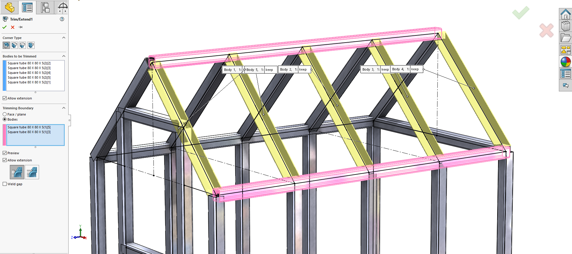 Weldments-SOLIDWORKS8