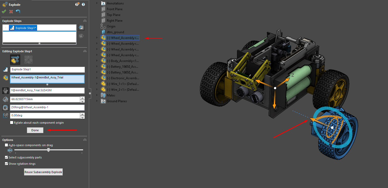 Exploded View กับ SOLIDWORKS รูปที่ 5