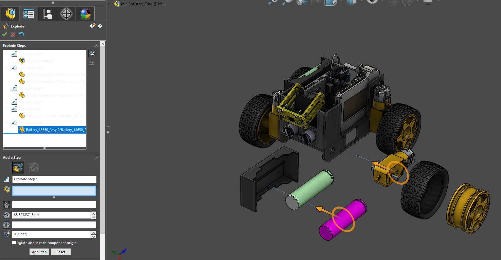 Exploded View กับ SOLIDWORKS รูปที่ 6